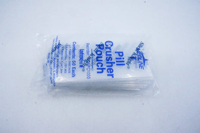 Medline NONPC1000 Silent Knight Pill Crusher Pouches ~ Pack of 50